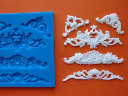 Силіконовий молд Набір вензелів 3