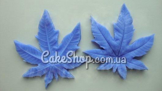 Силіконовий вайнер Лист рицина, фото 1