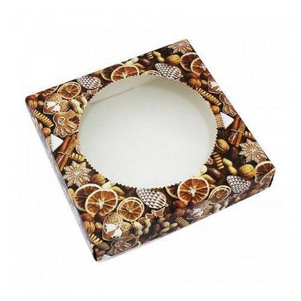 Коробка для пряників Солодощі, 15х15х3,5 см