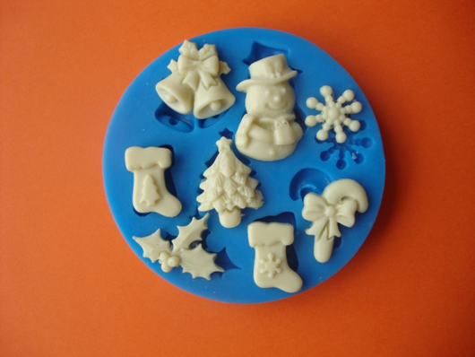 Силіконовий молд Набір новорічний №2, фото 1