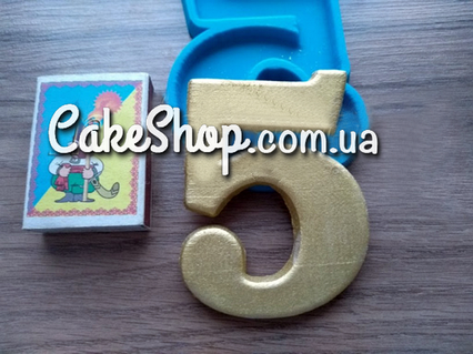 Силіконовий молд Цифра п'ять