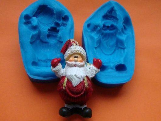 Силіконовий молд 3Д Санта Клаус, фото 1