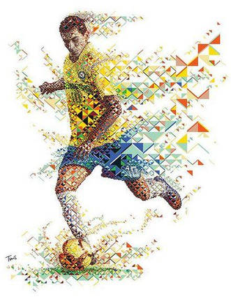 Вафельна картинка Футбол 5