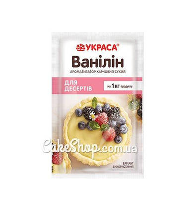 Ванілін для десертів, Украса