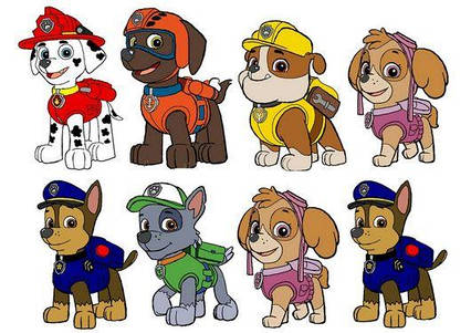 Вафельна картинка Щенячий патруль 16