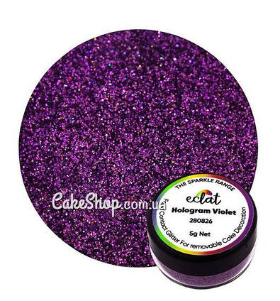 Блискітки Eclat Hologram Violet, 5 г