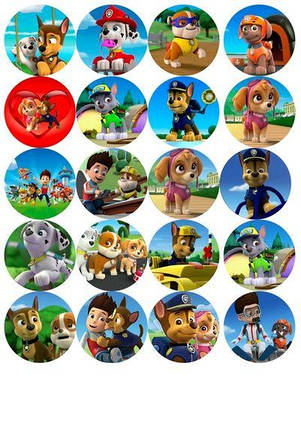 Вафельна картинка Щенячий патруль 26