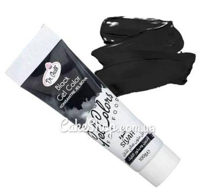 Гелевий барвник Dr. Gusto чорний (Black), 100 г