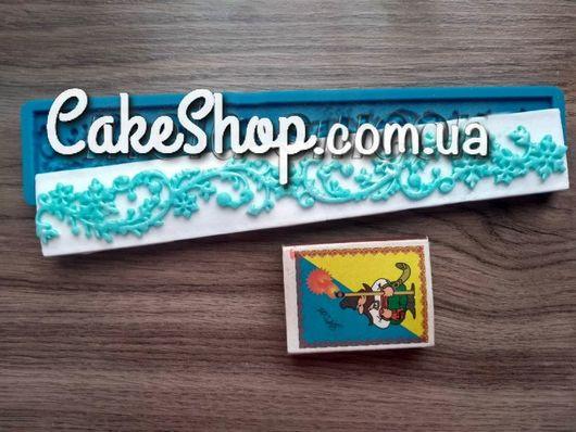 Силіконовий молд Бордюр зимовий візерунок, фото 1