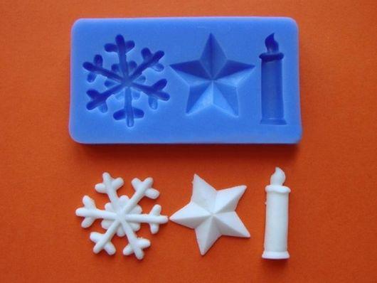 Силіконовий молд Набір новорічний №4, фото 1