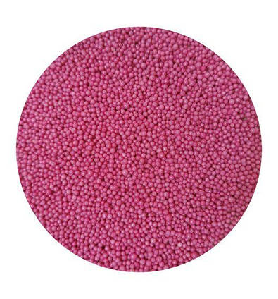Посипка цукрова кулькі Рожеві 1 мм,  50 г