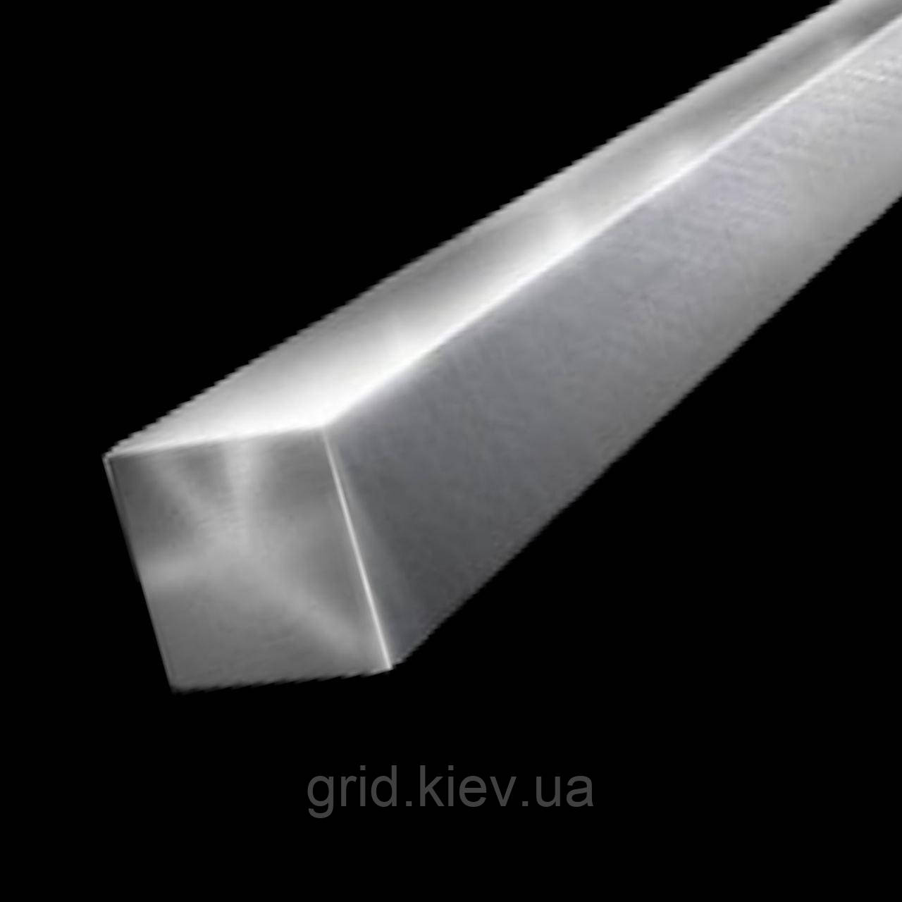 Квадрат 14 сталевий повнотілий гарячекатаний 3ПС 14х14 мм 1 метр порізка Пруток повнотілий, фото 1