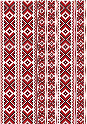 Вафельна картинка Вишиванка 12