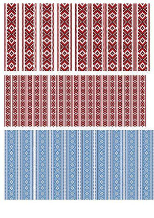 Вафельна картинка Вишиванка 25