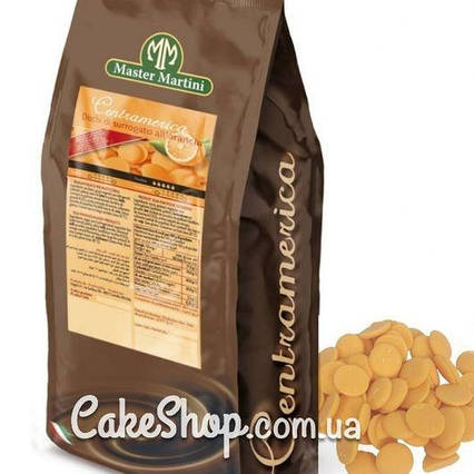 Шоколадна глазур Centramerica Master Martini помаранчева (апельсин), 1 кг