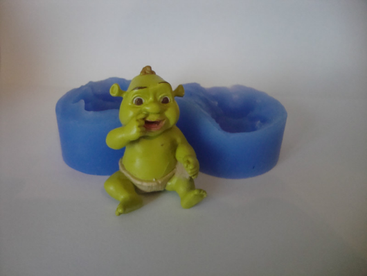 Силіконовий молд 3Д Малюк Шрека, фото 1