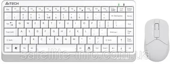 Комплект бездротовий A4Tech Fstyler FG1112 White