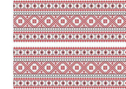 Вафельна картинка Вишиванка 17