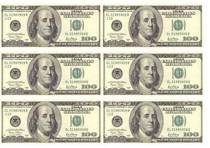 Вафельна картинка Гроші 12