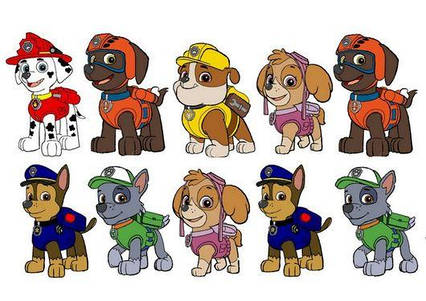 Вафельна картинка Щенячий патруль 23