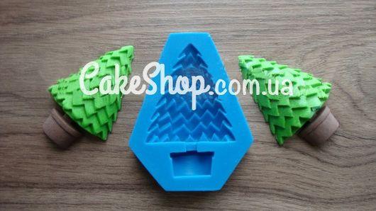 Силіконовий молд Ялинка в горщику, фото 1