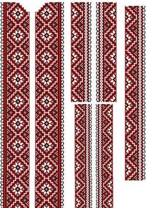 Вафельна картинка Вишиванка 13