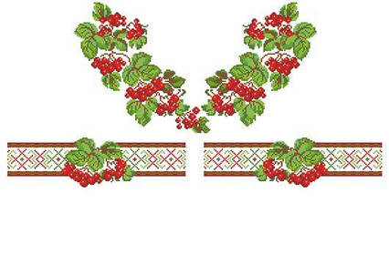 Вафельна картинка Вишиванка 8