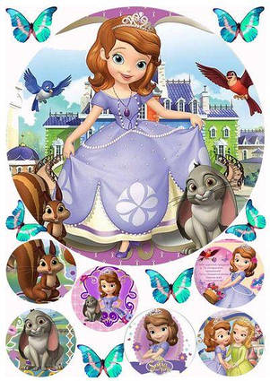 Вафельна картинка Софія Прекрасна 14