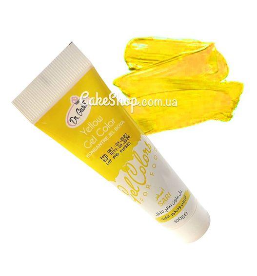 Гелевий барвник Dr. Gusto жовтий (Yellow), 100 г, фото 1