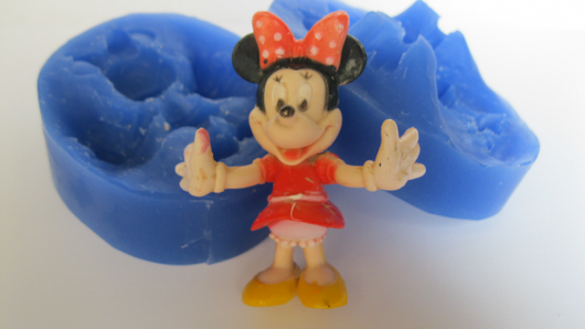 Силіконовий молд 3Д Мінні Маус, фото 1