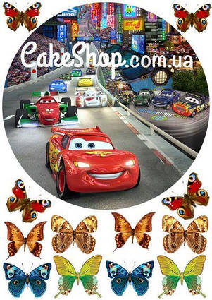 Цукрова картинка Тачки 3