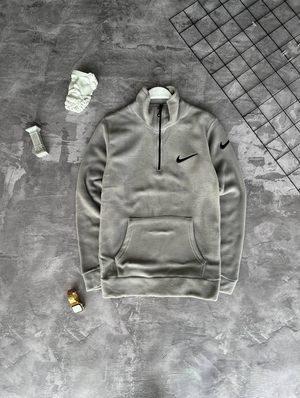 Чоловіча флісова кофта Nike M1755 сіра
