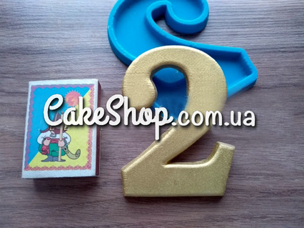 Силіконовий молд Цифра два