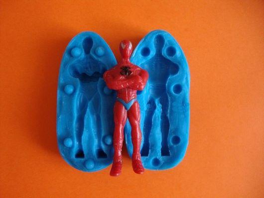 Силіконовий молд 3Д Людина-павук, фото 1