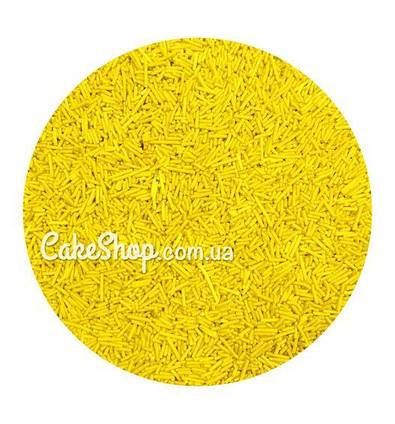 Посипка цукрова Вермішель Жовта, 50 г