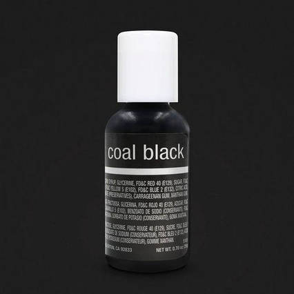 Гелевий барвник Chefmaster Liqua-Gel Coal Black