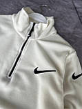 Чоловіча флісова кофта Nike M1756 біла, фото 4