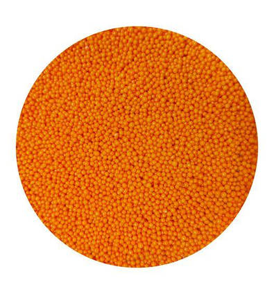 Посипка цукрова кульки Помаранчеві 1 мм, 50 г
