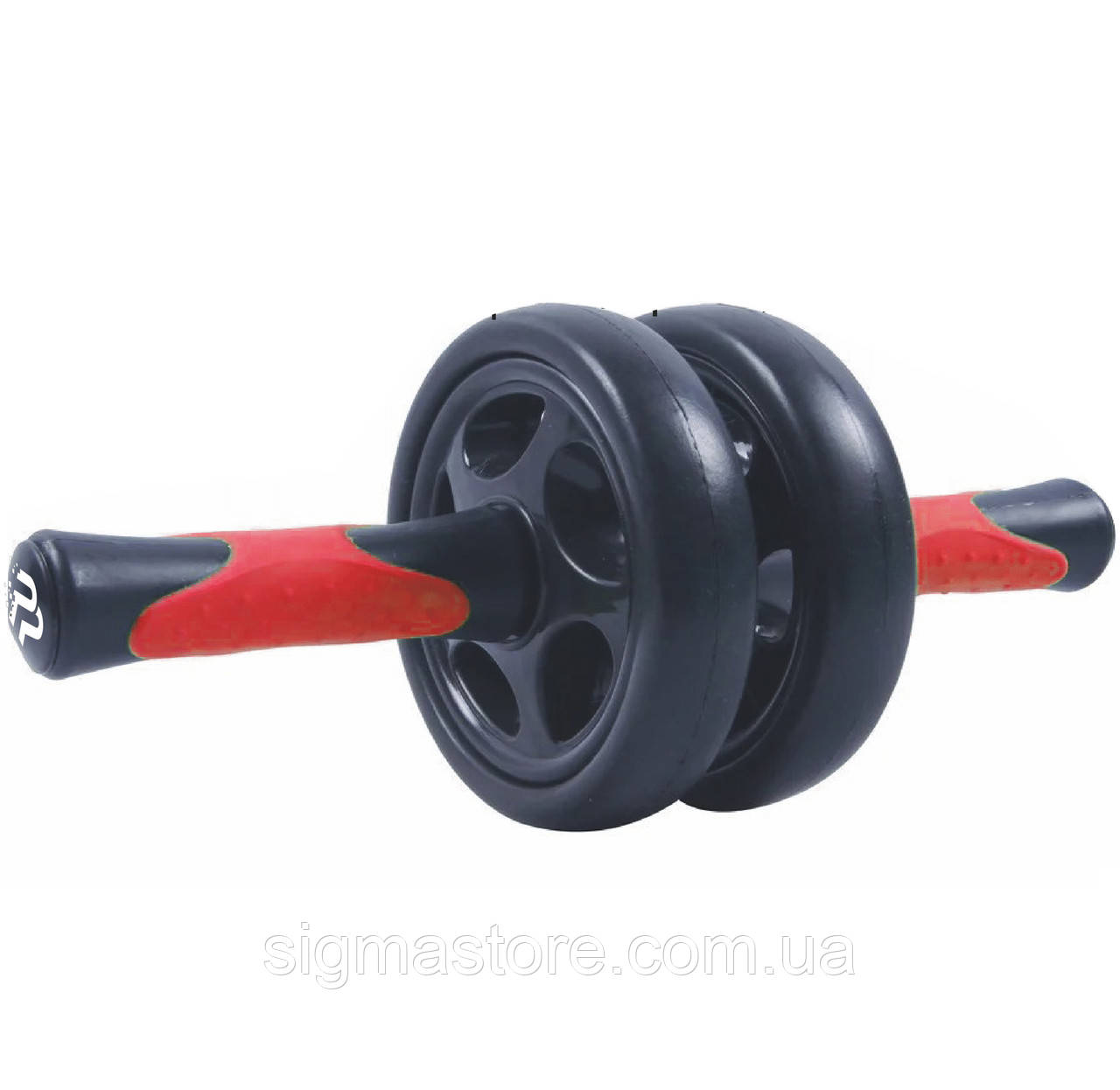Колесо для преса подвійне PowerPlay 4327 Dual-Core Ab Wheel  Чорно-червоне