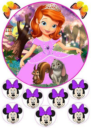 Вафельна картинка Софія Прекрасна 1