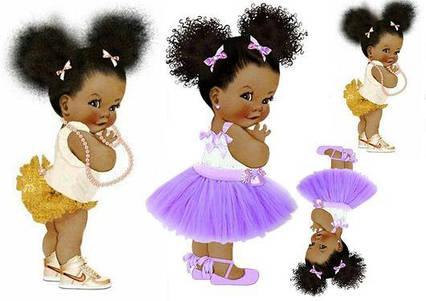 Вафельна картинка Дівчатка 6