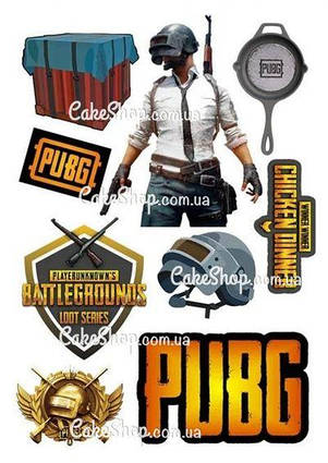 Вафельна картинка PUBG 2