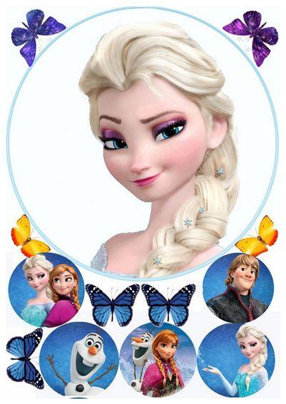 Вафельна картинка Холодне серце 32, фото 1