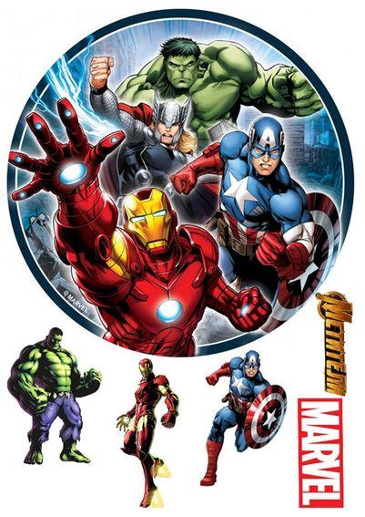 Вафельна картинка Супергерої 5, фото 1