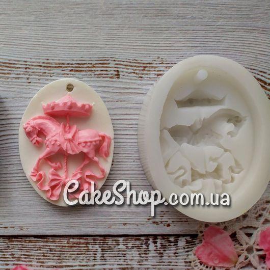 Силіконовий молд Підвіска карусельна конячка, фото 1