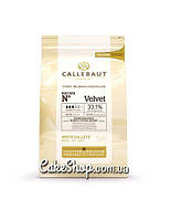 Шоколад бельгійський Callebaut Velvet білий 33,1% в дисках, 1 кг