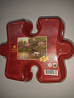 Пазлы 220+1 деталей Пейзаж Дом на берегу речки и лебеди картонные мини от 8 лет Danko Toys