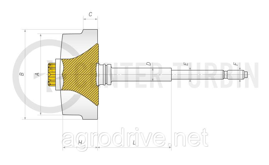 Ротор TW-0923R 1332201435 TW-751