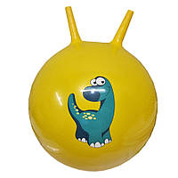 М'яч для фітнесу B4501 ріжки 45 см, 350 грам (Жовтий) Ама