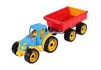 Дитячий трактор з причепом 3442TXK, 2 кольори (Різнокольоровий) Ама